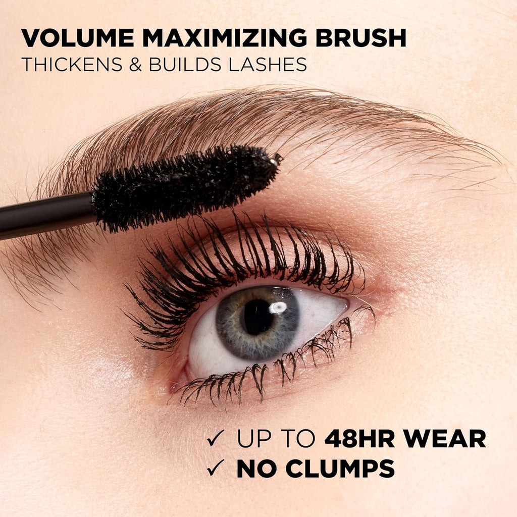 L’Oréal Paris Makeup Voluminous Original Waterproof Mascara, Black, 0.28 Fl Oz (Pack of 2)