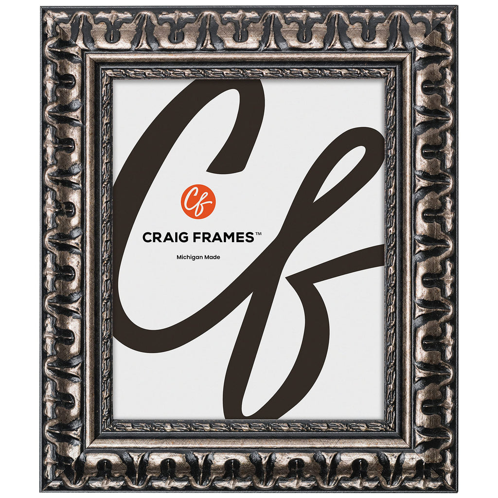 Craig Frames Bravado Ornate Antique Bronze Picture Frame, 4 by 6-Inch