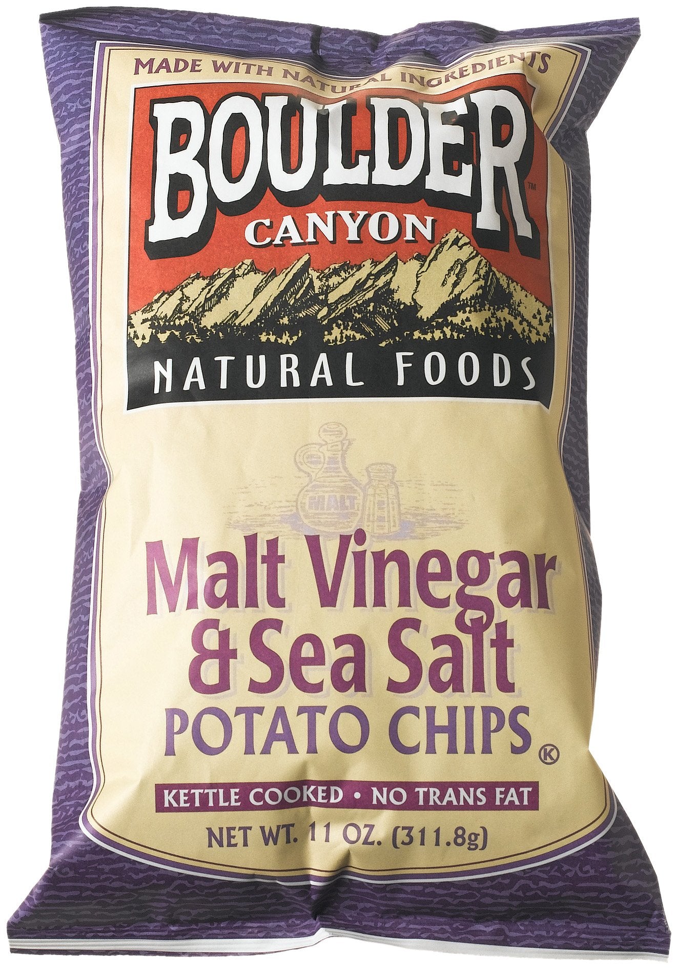 Boulder Canyon Boulder Batch Agave Sriracha Kettle Potato Chips, 5.25 oz - Pack of 12
