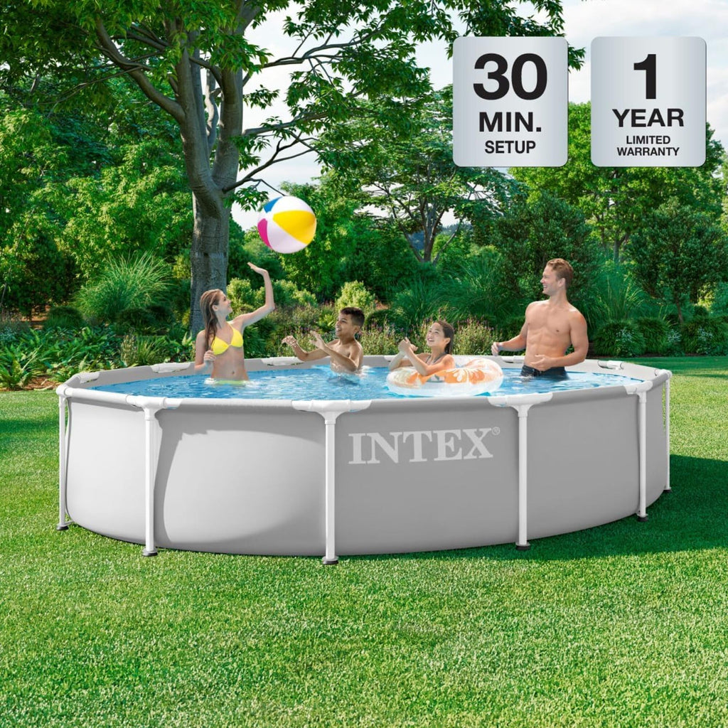 INTEX 26700EP 10Ft X 30In Prism Frame Premium Above Ground Swimming Pool (Pump Not Included)