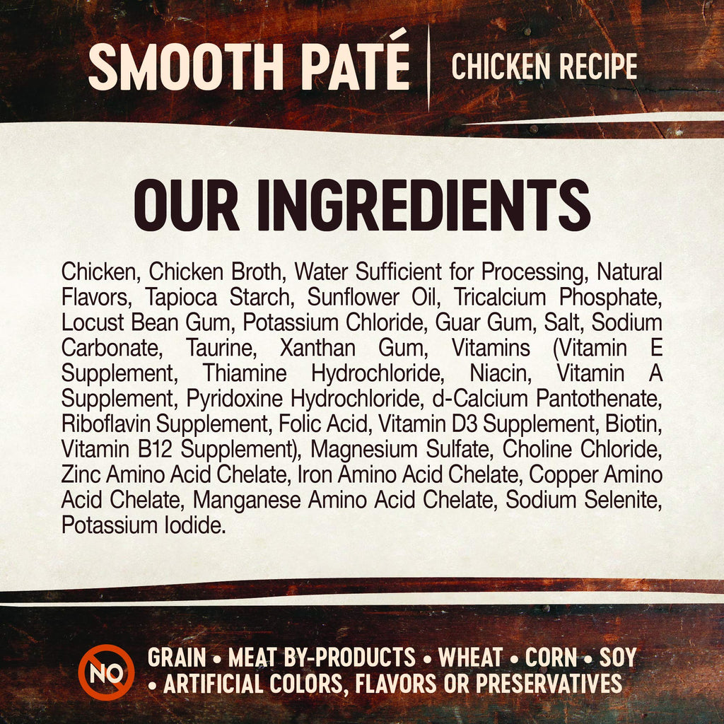 Wellness CORE Tiny Tasters Pate Adult Wet Cat Food, Natural, Protein Rich, Grain Free, Chicken Recipe, 1.75 oz, Pack of 12 Pouches