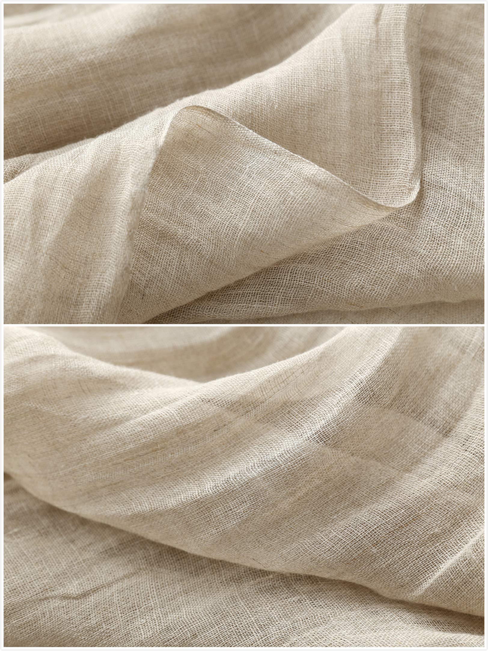 Jeelow Lightweight Summer Scarf Light Shawl Wrap Linen Feel Scarves For Men And Women