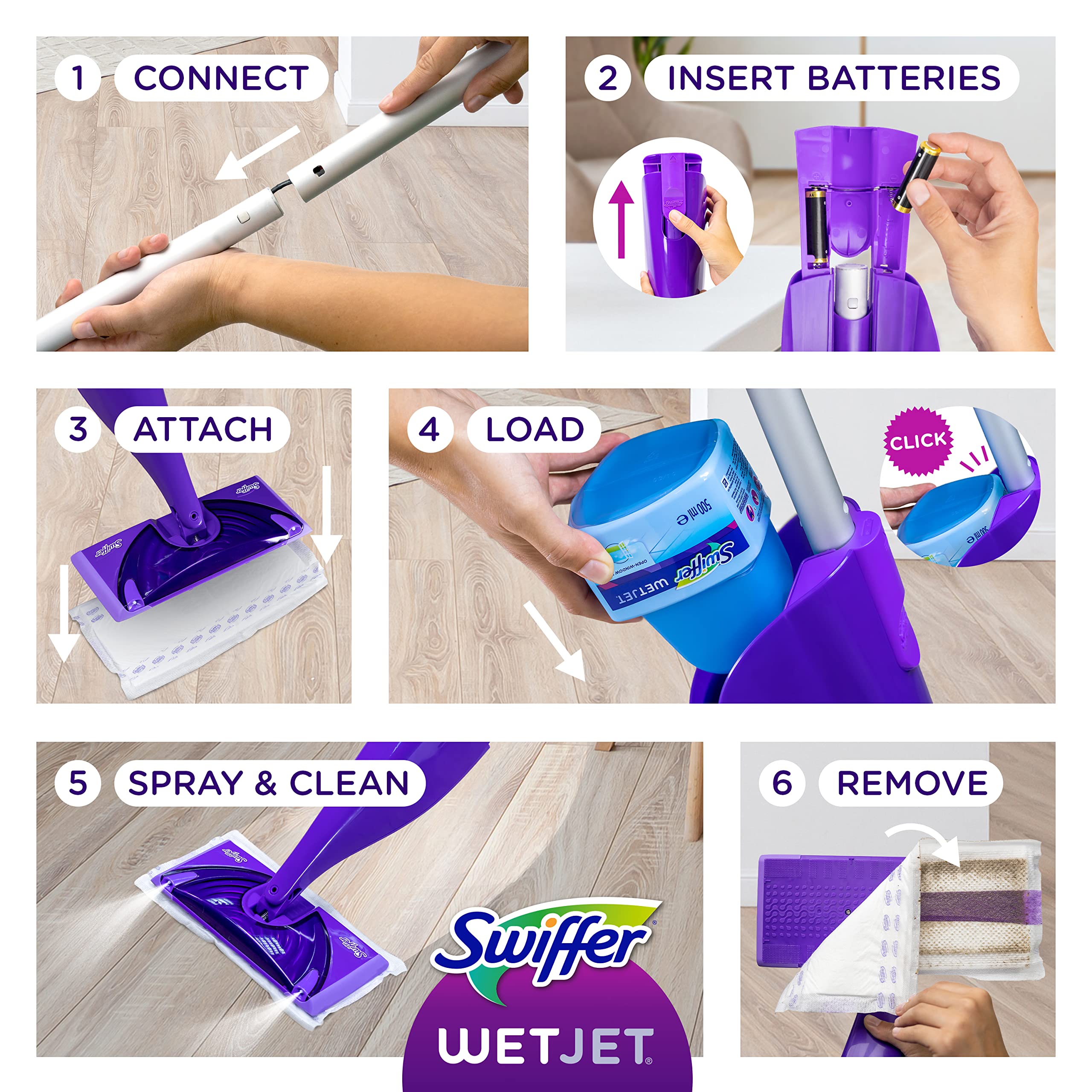 Swiffer WetJet Wood Mopping Pad Refill - 12ct (Pack of 3)