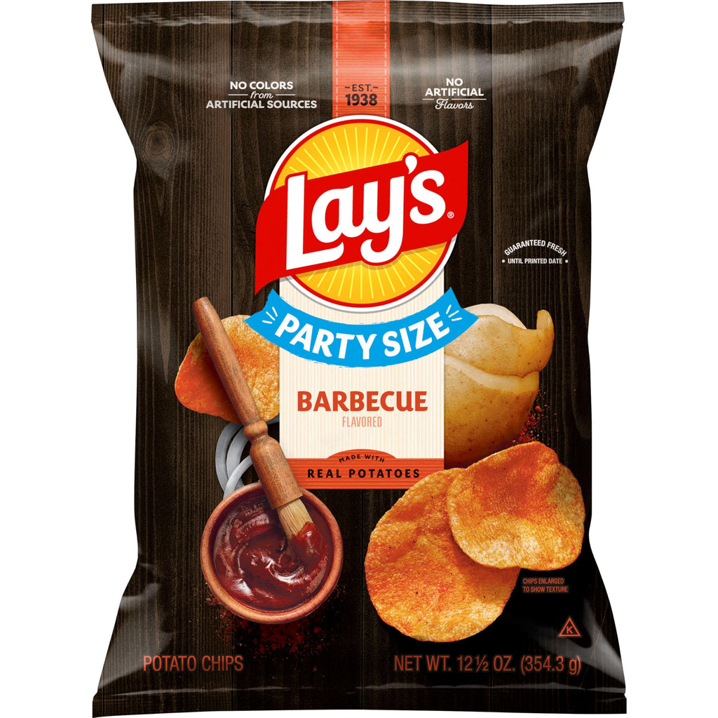 Lay's Barbecue Flavored Potato Chips, 12.5 Oz