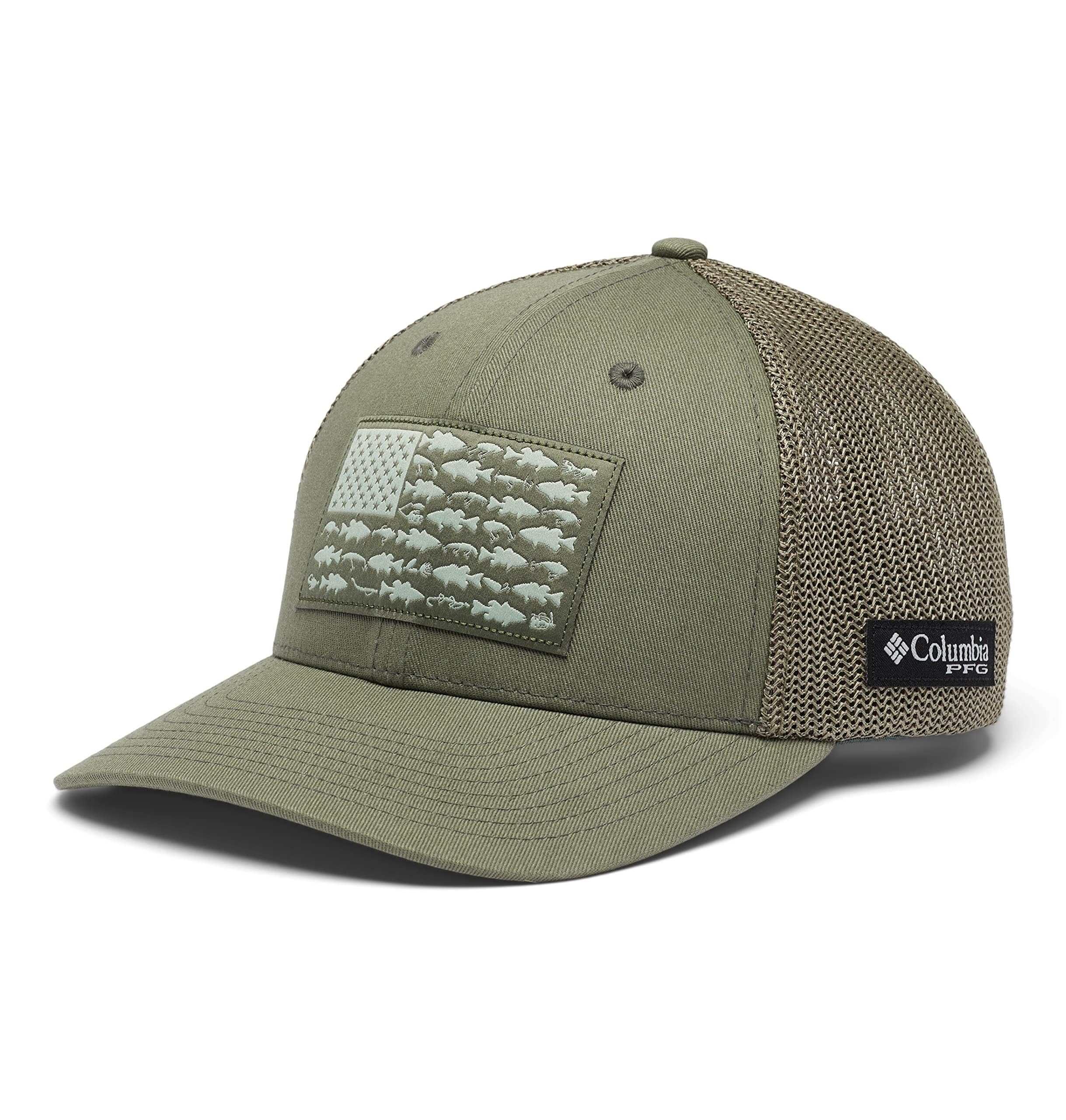 Columbia Unisex Adult PFG Logo Mesh Ball Cap