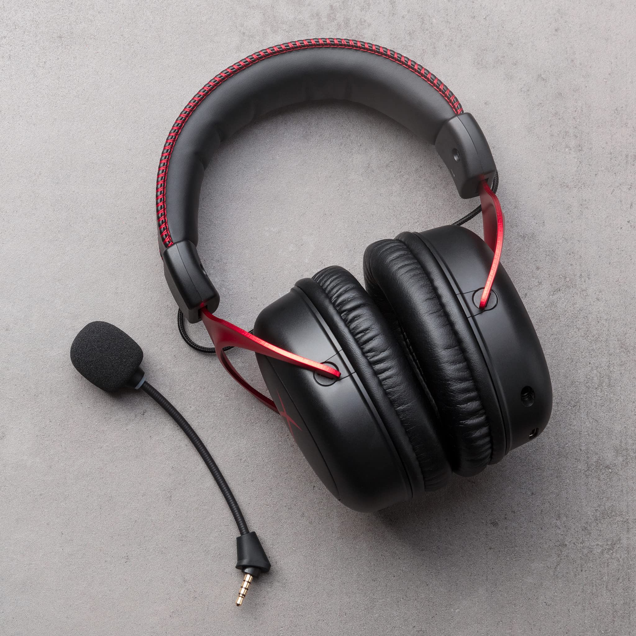 HyperX Cloud II Gaming Headset - 7.1 Surround Sound - Memory Foam Ear Pads - Durable Aluminum Frame - Multi Platform Headset - Works with PC, PS4, PS4 PRO, Xbox One, Xbox One S - Red (KHX-HSCP-RD)