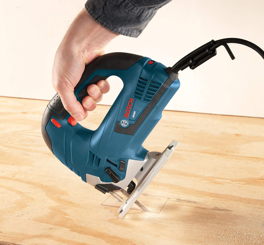 BOSCH JS365 120V 6.5 Amp Top-Handle Jigsaw Kit Variable Speed, 45 Degree Bevel Cuts, Up to 3,000 SPM