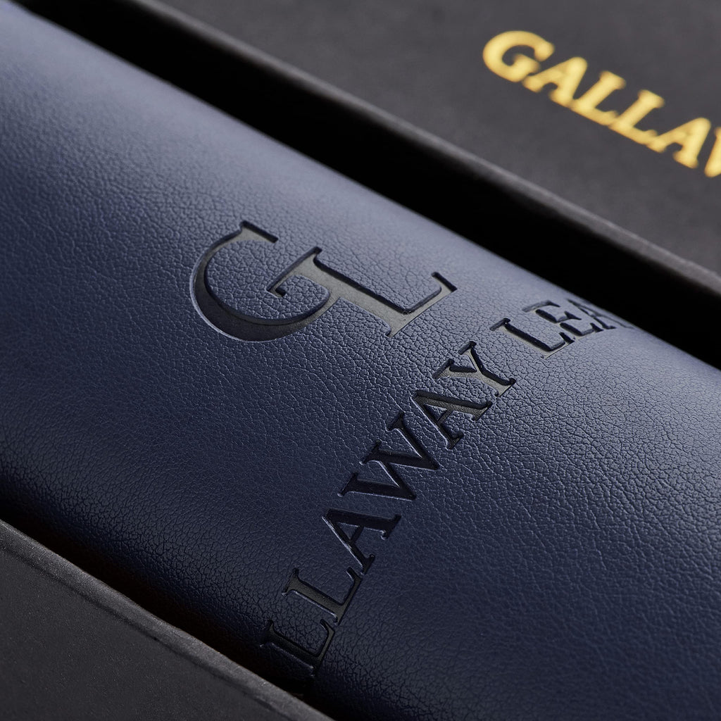 Gallaway Leather Desk Mat,Desk Writing Pad - Office Desk Pad, Medium 24" x 14" Black, Desk Mats on Top of Desks, Gift Ready Elegant Computer Desk Mat Desk Cover Desk Pad Protector PU Leather