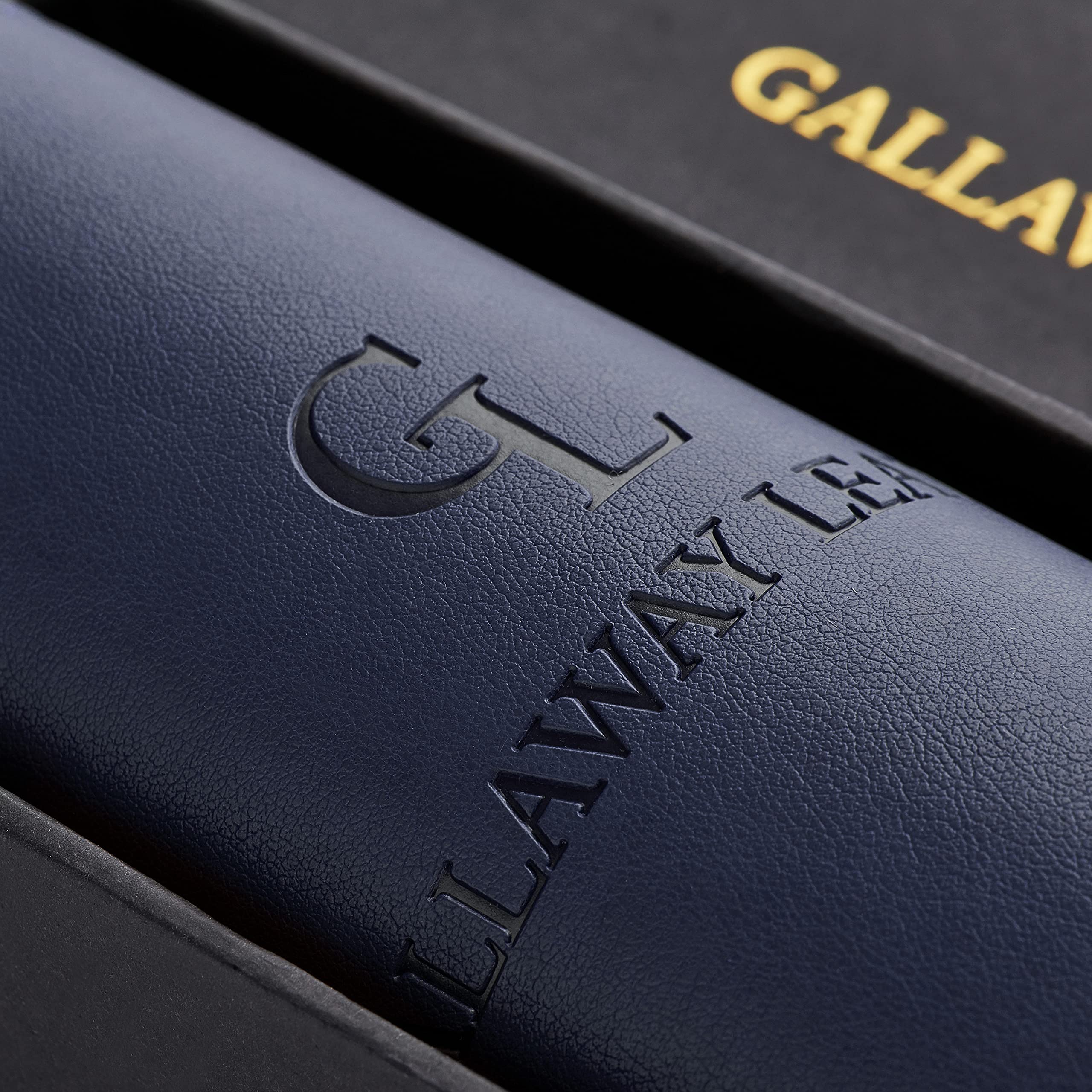 Gallaway Leather Desk Mat,Desk Writing Pad - Office Desk Pad, Medium 24" x 14" Black, Desk Mats on Top of Desks, Gift Ready Elegant Computer Desk Mat Desk Cover Desk Pad Protector PU Leather