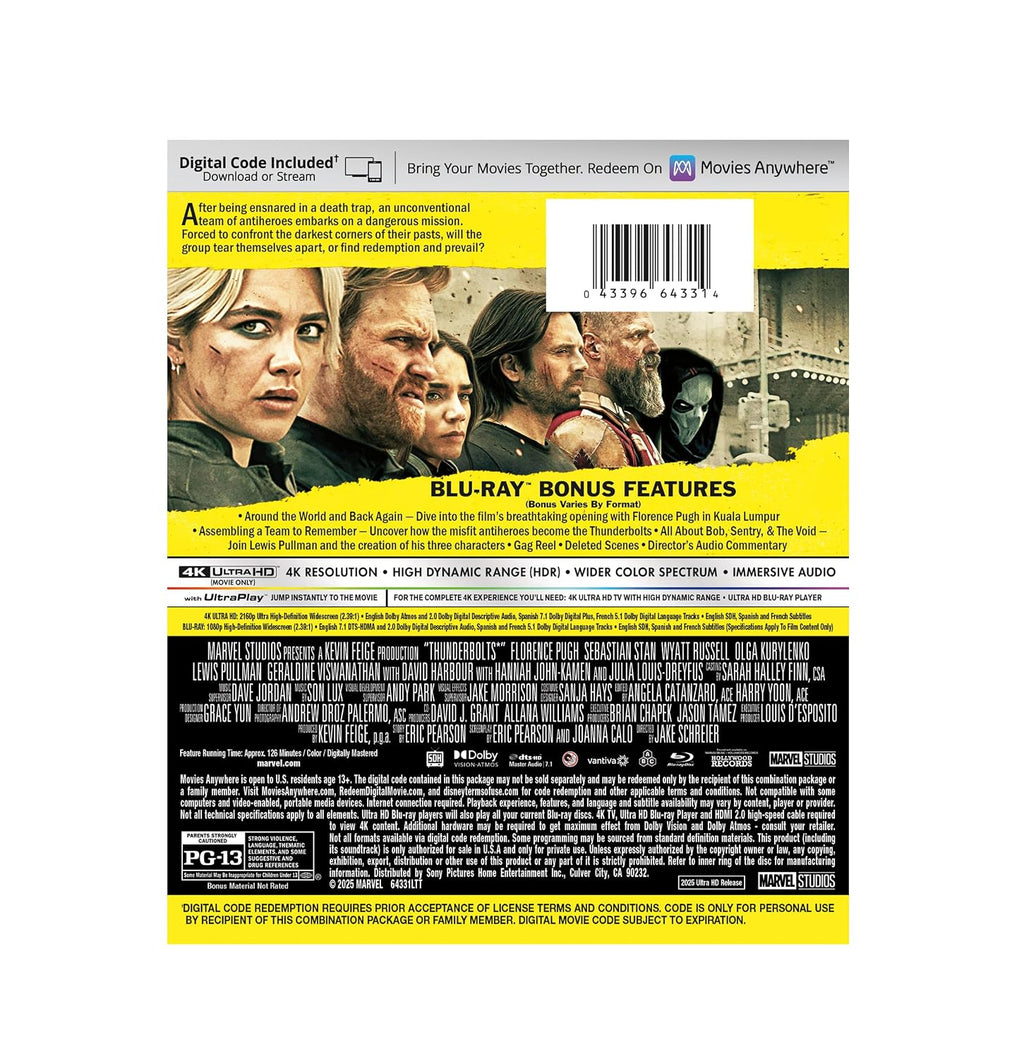 Thunderbolts* - UHD/BD Combo + Digital