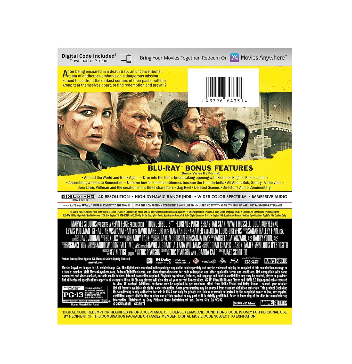 Thunderbolts* - UHD/BD Combo + Digital