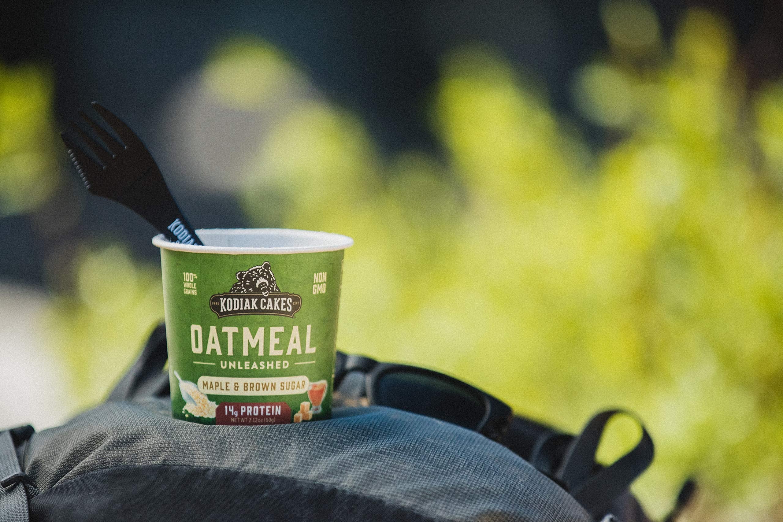 Kodiak Cakes Instant Protein Apple Cinnamon Oatmeal in a Cup, 2.12oz (Pack of 12)