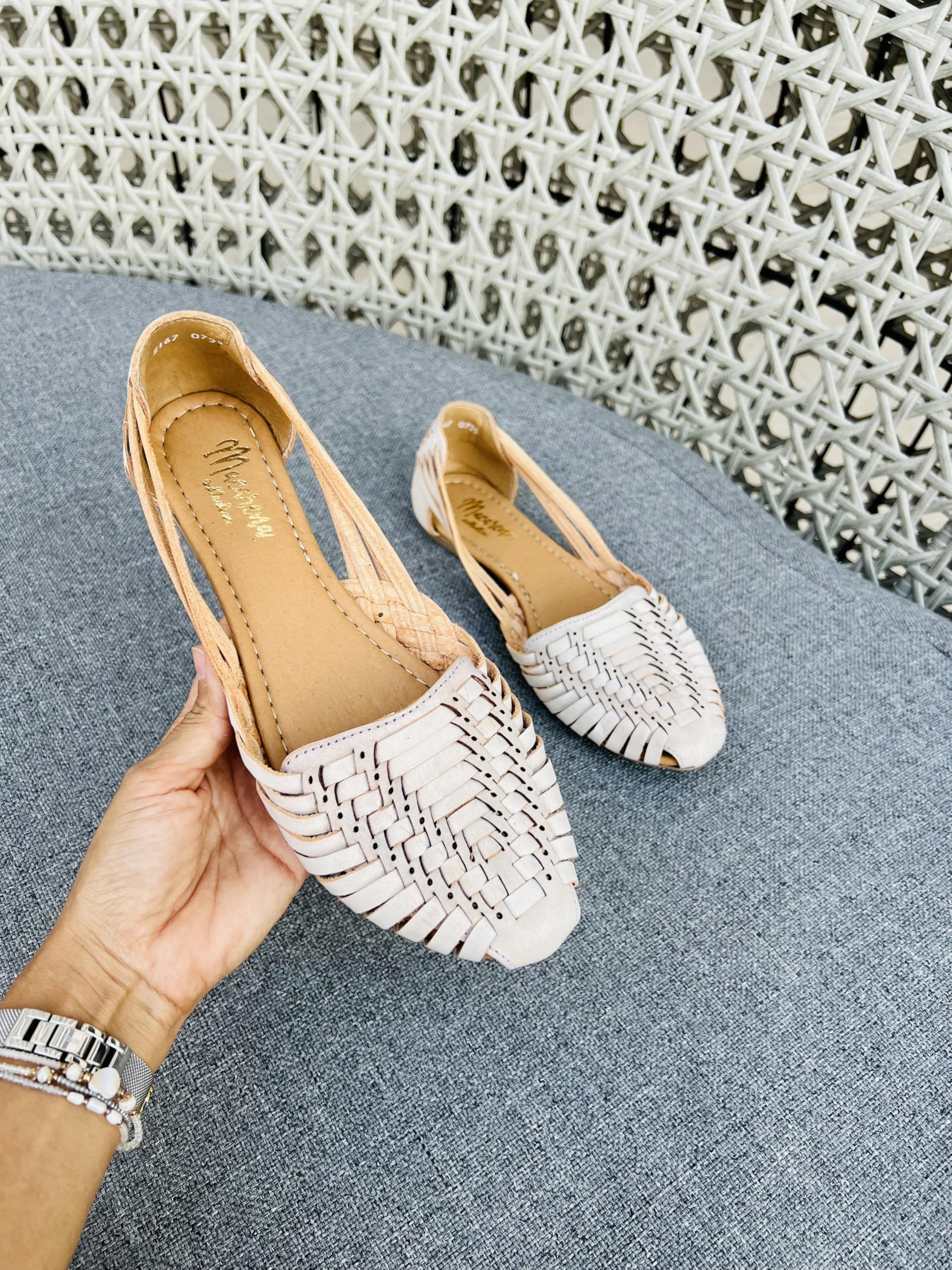 Macarena Collection Womens Shoes Leather Sandals for Women | Huarache Handmade Mexican Sandals | Comfortable & Stylish Womens Sandals 2167