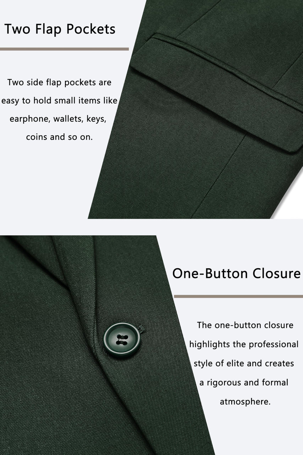 COOFANDY Men's Casual Blazer One Button Sport Coat Slim Fit Lightweight Suit Blazer Jacket