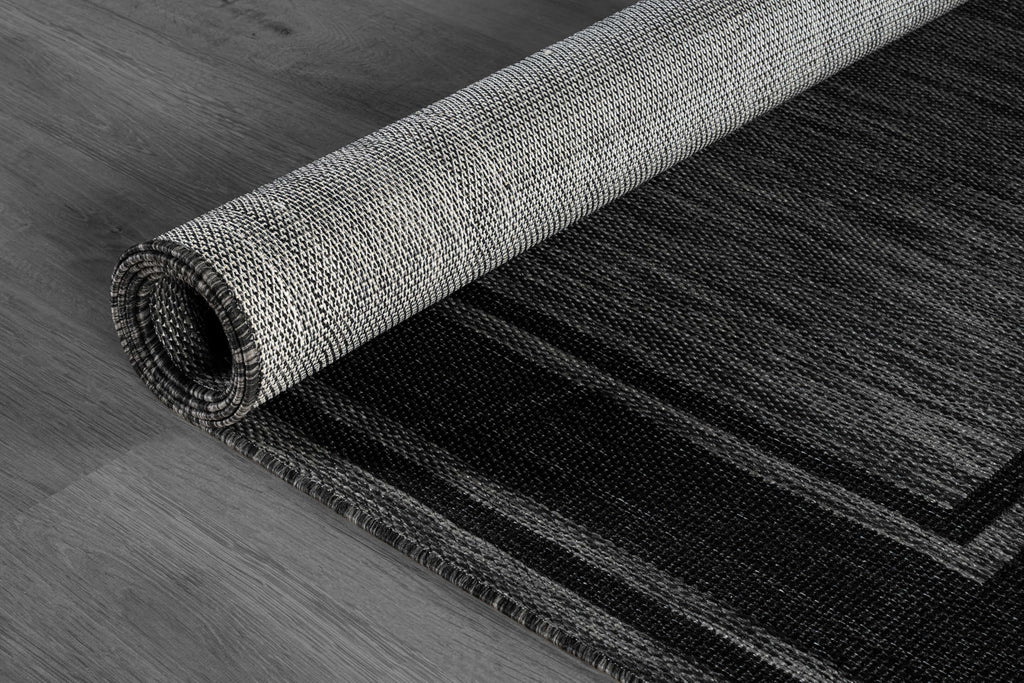 Beverly Rug Outdoor Rug 5x7 Modern Bordered Area Rugs for Indoor and Outdoor Patio Deck Porch Garden Waterproof Weather Sun Resistant Washable Outside Carpet (5 x 7 Beige)
