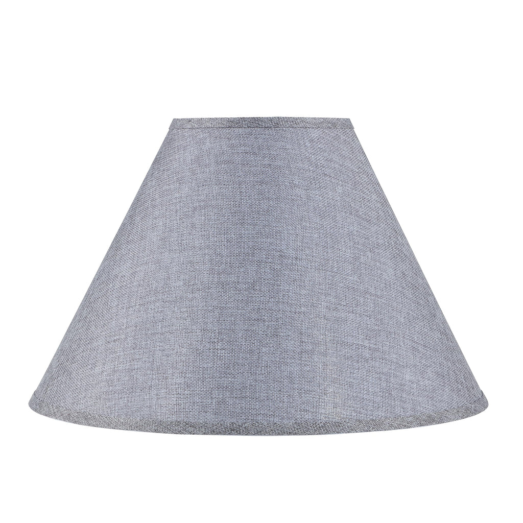 Aspen Creative 32083 Transitional Hardback Empire Shaped Spider Construction Lamp Shade in Brown, 18" wide (7" x 18" x 12 1/2")