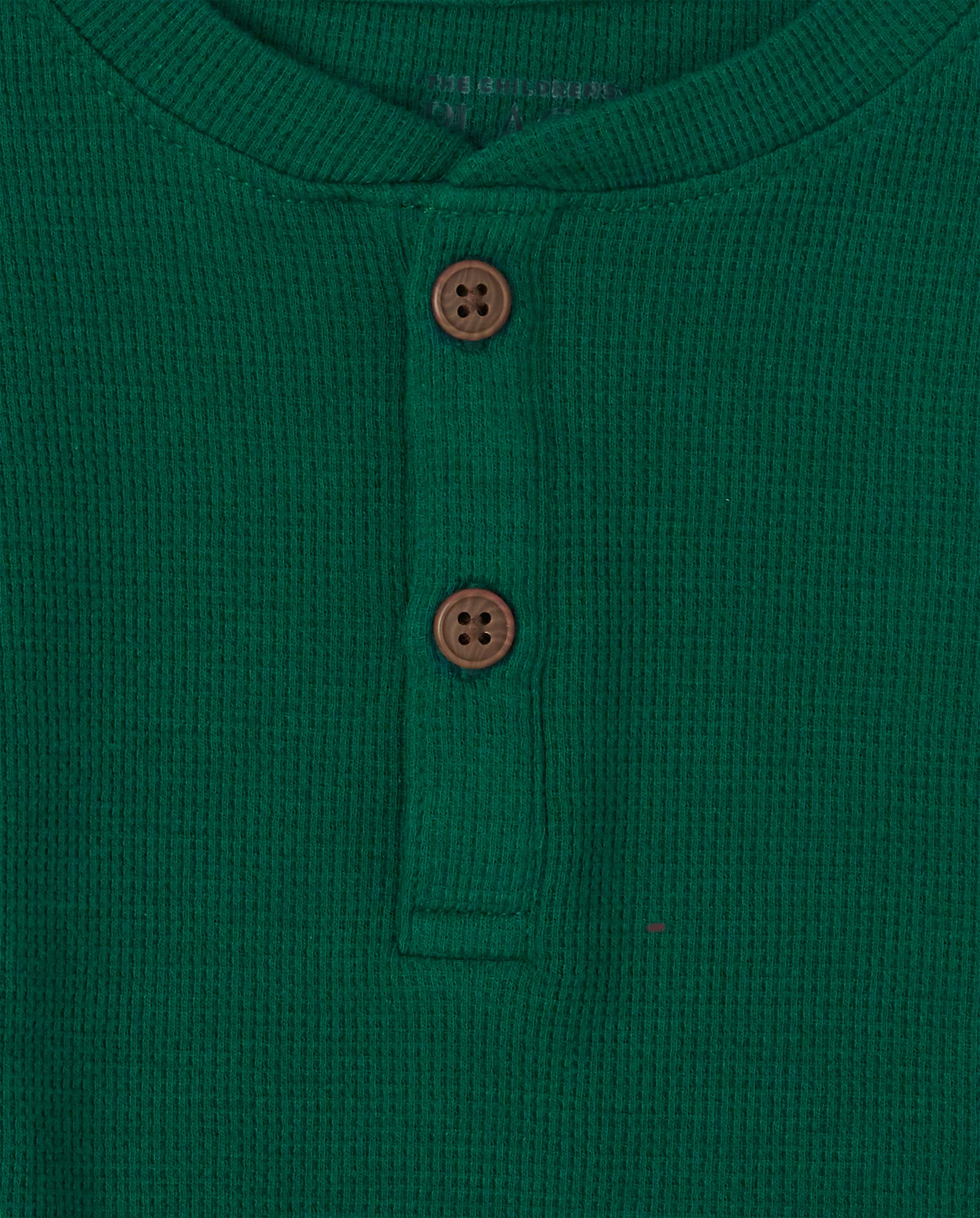 The Children's Place Boys and Toddler Long Sleeve Thermal Henley Shirt