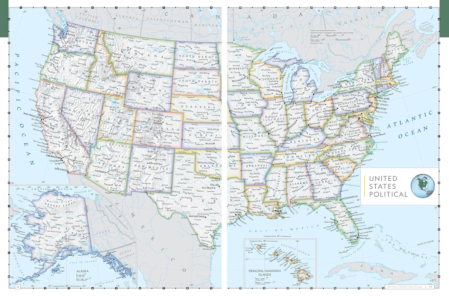 National Geographic Concise Atlas of the World, 5th edition: Authoritative and complete, with more than 200 maps and illustrations