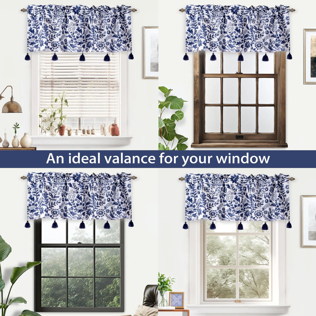 DriftAway Julia Lined Valance Double Layer Thermal Insulated Room Darkening Blackout Valances 3 Inch Rod Pocket Window Valance for Bathroom Living Room 52 Inch by 18 Inch Blush