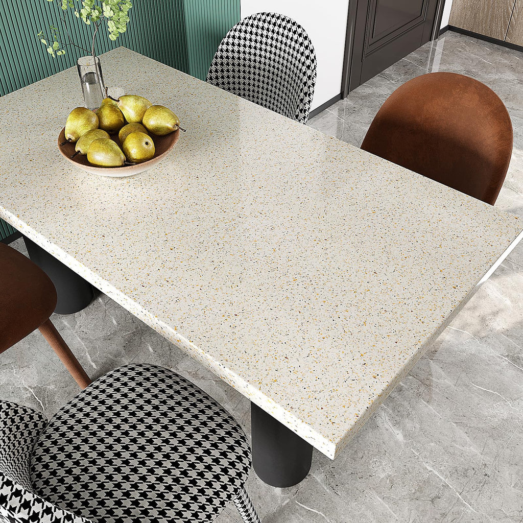 VEELIKE 15.7''x118'' Granite Contact Paper for Countertops Waterproof Self Adhesive Granite Wallpaper Peel and Stick Countertops for Kitchen Bathroom Counter Top Removable Decorative Vinyl Film