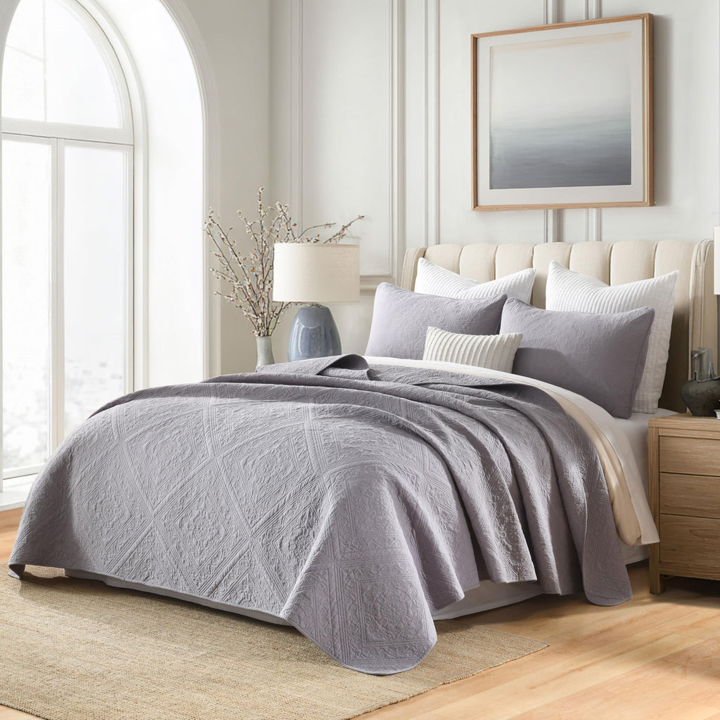 Yellow Quilts Queen Size, Paisley Comforter Set Queen Cotton Bed, Yellow Grey White Comforter, Striped Bedding Queen Size, Lightweight Luxury Bedspread,3 Piece