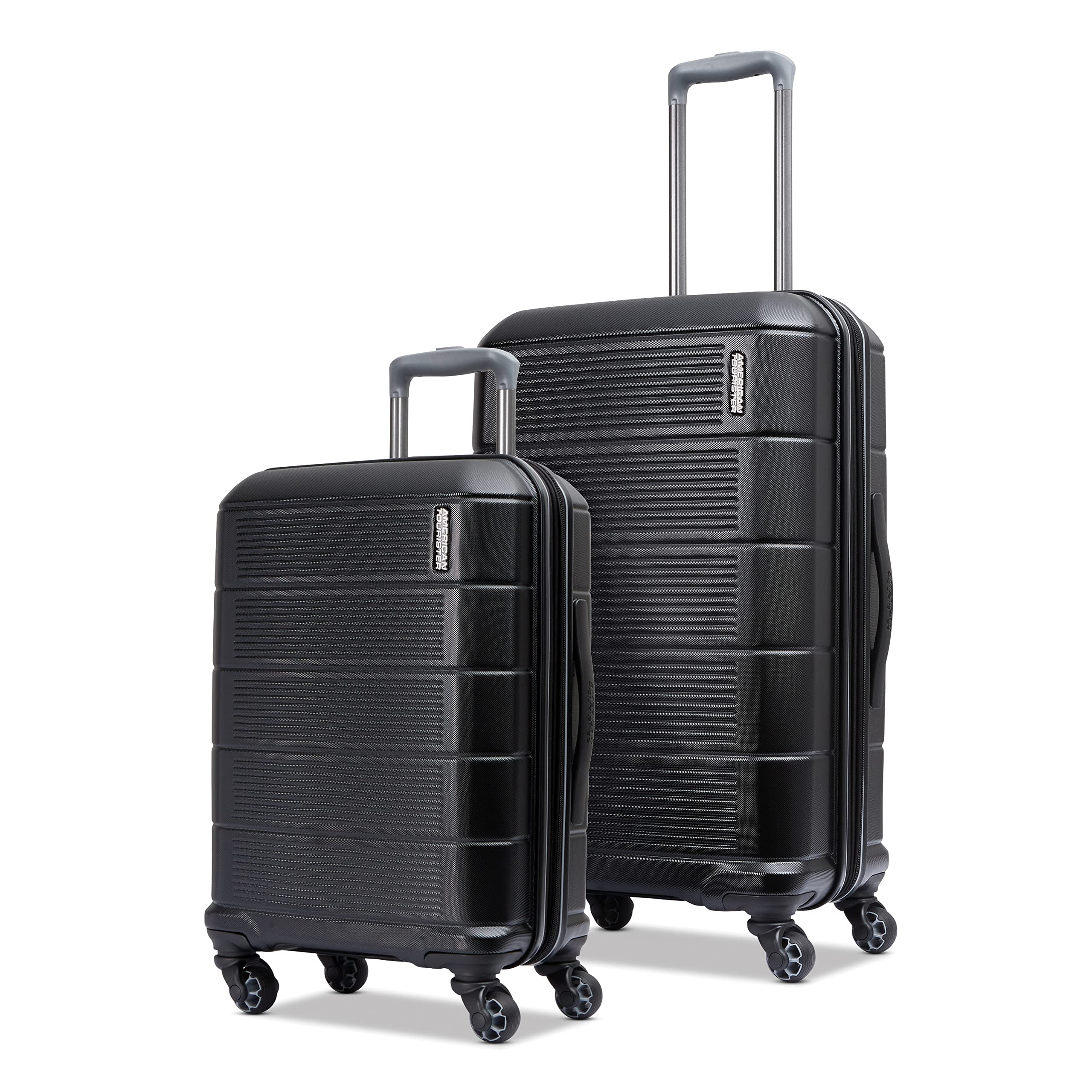 American Tourister Stratum 2.0 Expandable Hardside Luggage with Spinner Wheels, 2-Piece Set 20/28, Blue