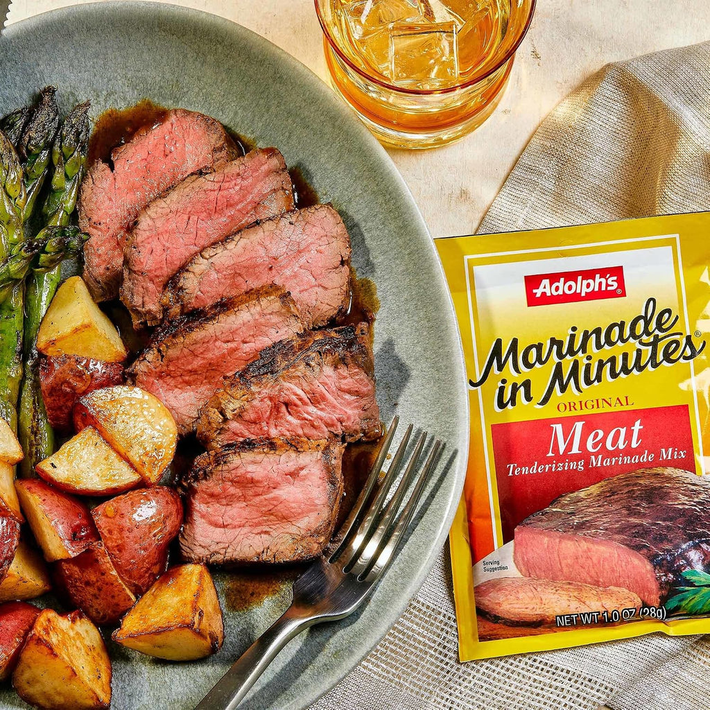Adolph's Marinade In Minutes Original Meat Tenderizing Marinade, 1 Oz (Pack Of 24)