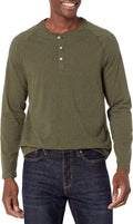 Amazon Essentials Men's Long-Sleeve Henley Shirt