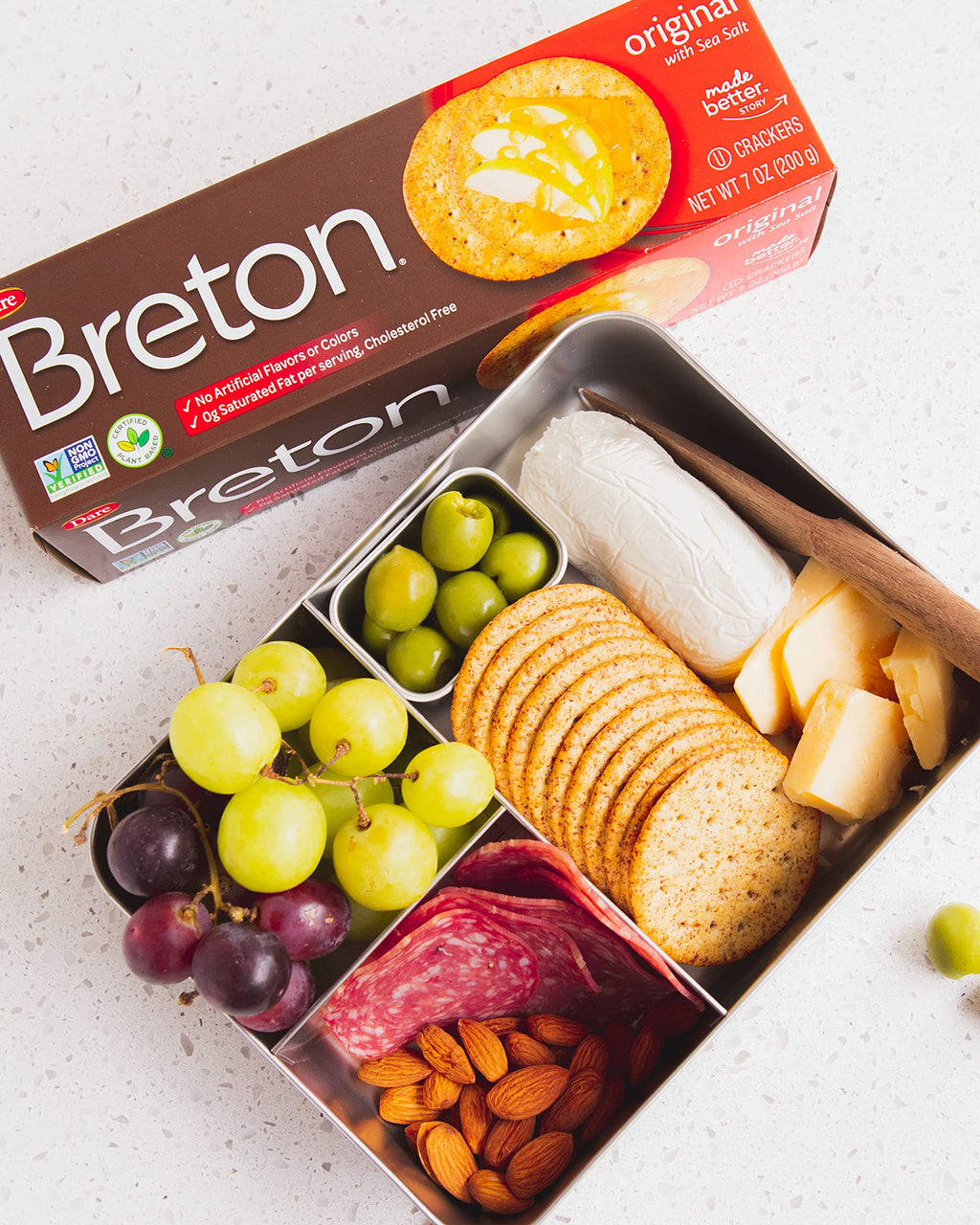 Breton Multigrain Crackers, 7.3 Ounce (Pack of 3)