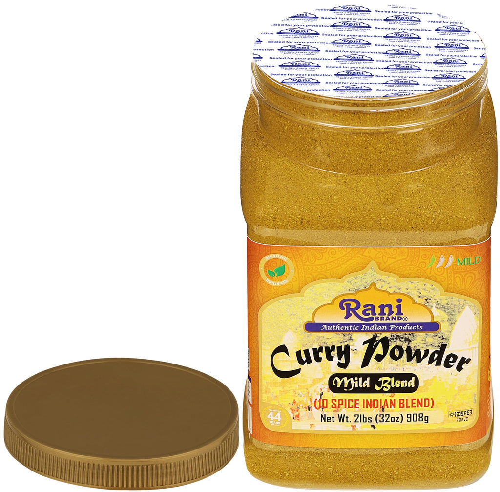 Rani Curry Powder Mild (10-Spice Authentic Indian Blend) 3oz (85g) PET Jar ~ All Natural | Salt-Free | NO Chili or Peppers | Vegan | No Colors | Gluten Friendly | NON-GMO | Kosher | Indian Origin