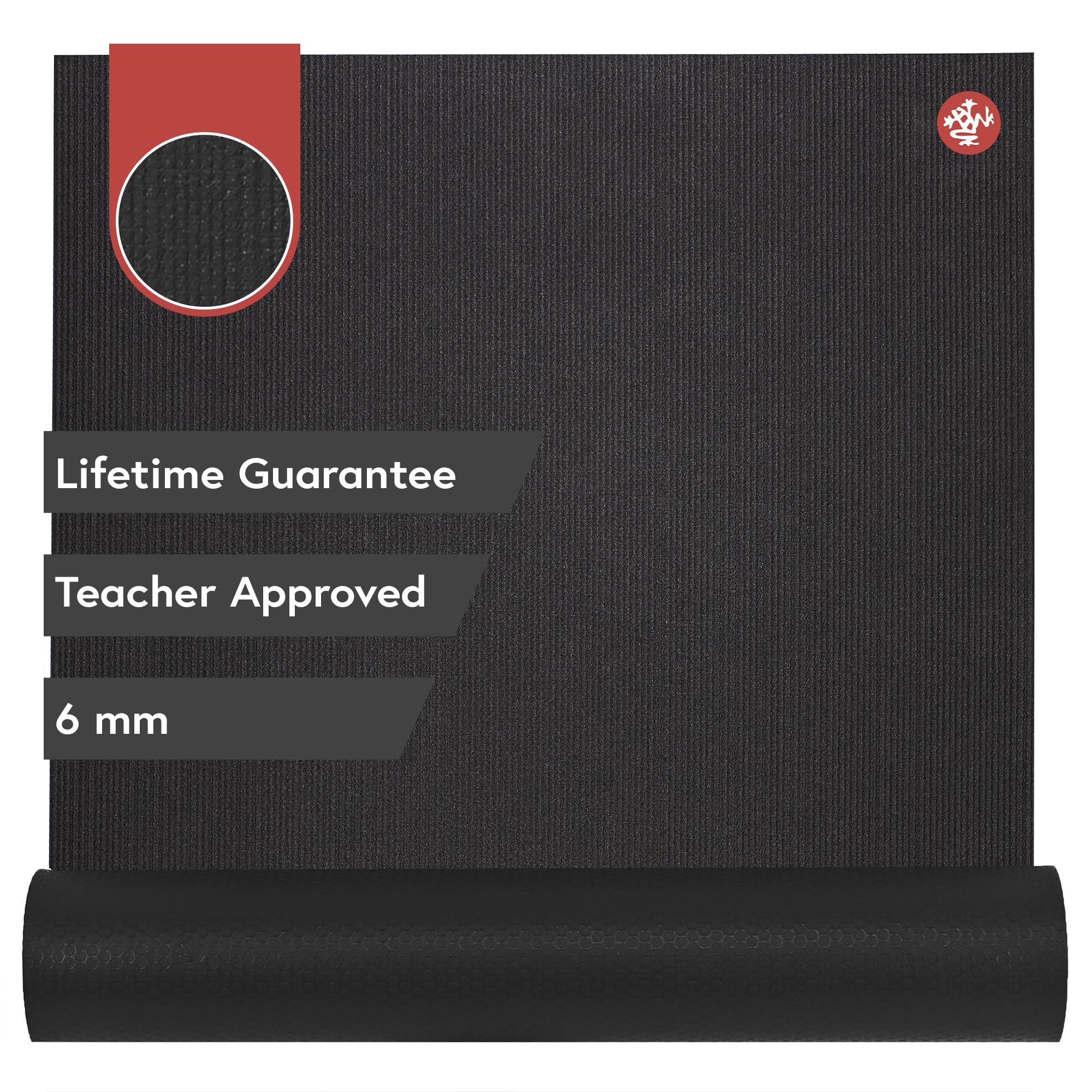 Manduka PRO Yoga Mat - 6mm | Lifetime Durability | Hygienic Construction | Premium Studio Quality | Teacher Approved