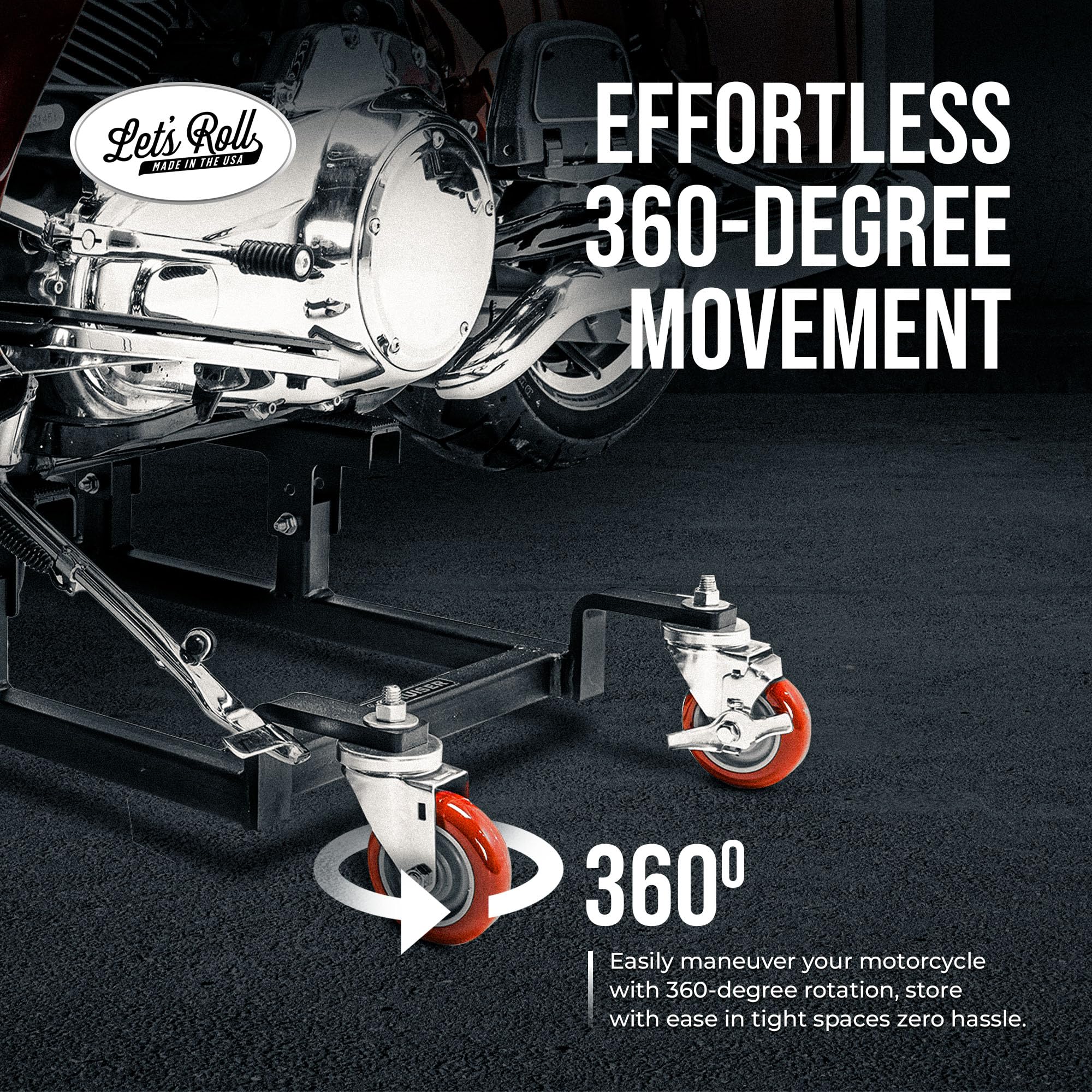 Dolly, Apexx Pro Lift Jack, & Wall Rack
