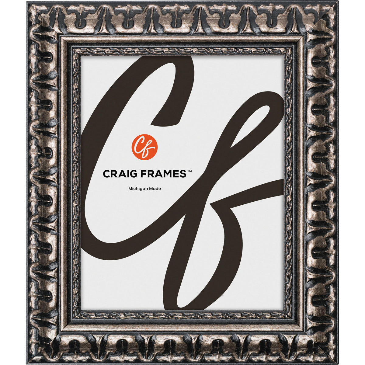 Craig Frames Bravado Ornate Antique Bronze Picture Frame, 4 by 6-Inch