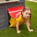 KidKraft Riverscape Wooden Playhouse with Working Doorbell, Fence, Kitchen, Pet Door, Chalkboards and Planters