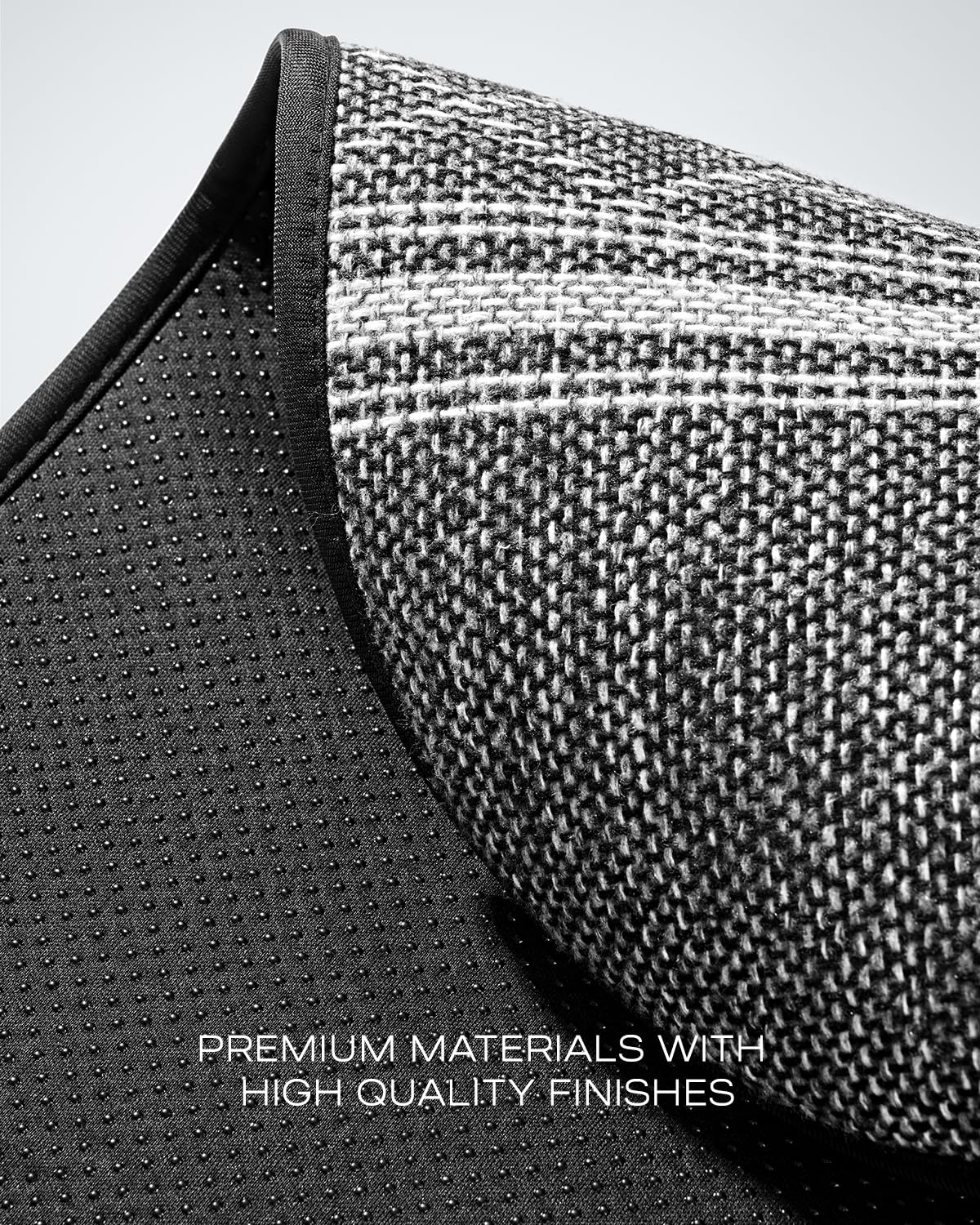 Road Comforts Baja Blanket Seat Covers Gray Diamond Bucket Seat Covers Low Back Full Set - Jacquard Fabric, Airbag Compatible, Universal Fits for Most Cars, Truck, SUV, Vans