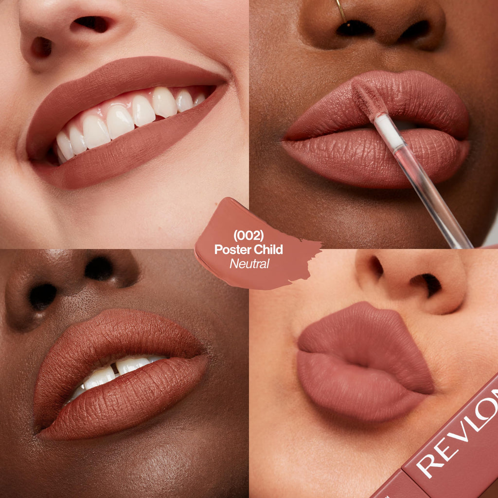 Revlon ColorStay Limitless Matte Liquid Lipstick, Vegan Formula, No-Budge, Longwear Lip Color, Long Lasting, Lightweight/Comfortable, Waterproof, 001 Beauty Sleep, 0.17 fl oz