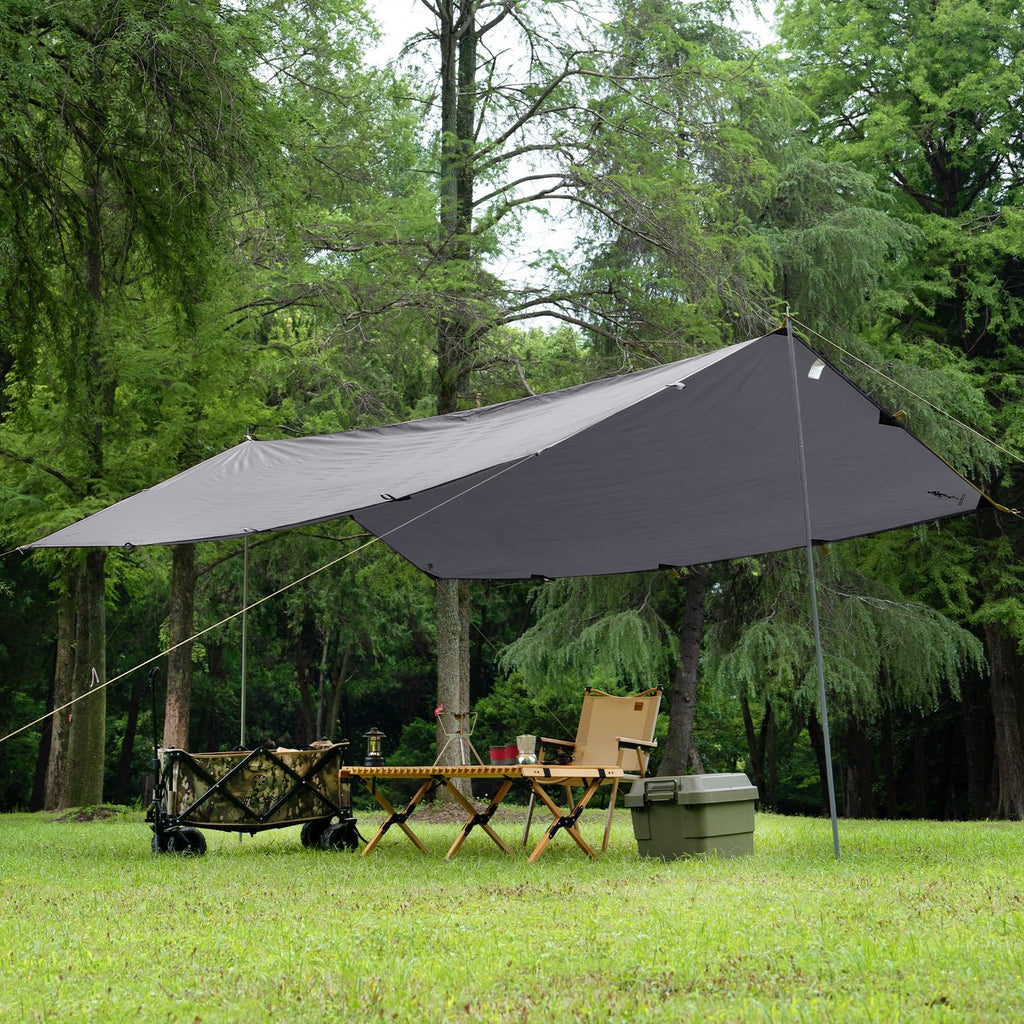 Free Soldier Waterproof Portable Tarp Multifunctional Outdoor Camping Traveling Awning Backpacking Tarp shelter Rain Tarp