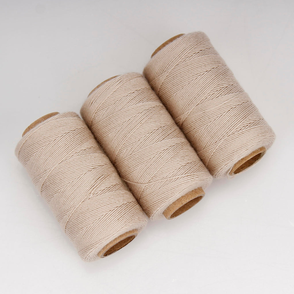 Lusecarl Polyester Thread 110 Yards Each Spool for Hair Extensions 3 Rolls Hair Weave Sewing Threads for Hand Sewing, Hair Extensions, Making Wigs DIY (3 Thread, Black)