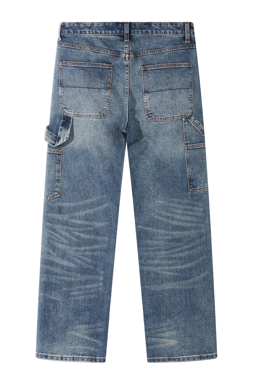 MZNBURAM Men's Stretch Regular Fit Straight-Leg Cotton Fashion Comfort Flex Waist Denim Pants Jeans