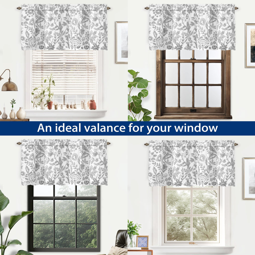 DriftAway Julia Lined Valance Double Layer Thermal Insulated Room Darkening Blackout Valances 3 Inch Rod Pocket Window Valance for Bathroom Living Room 52 Inch by 18 Inch Blush