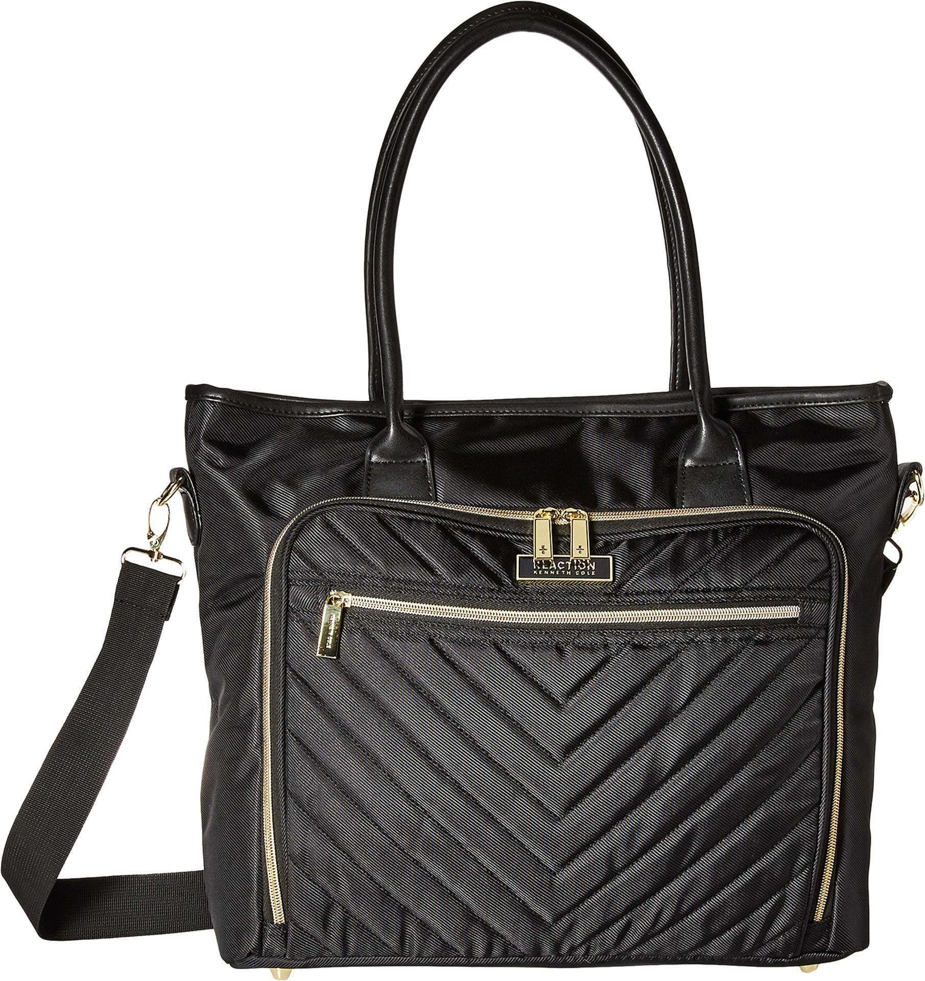 Kenneth Cole REACTION Chelsea Quilted Chevron 15" Laptop & Tablet Business Tote with Removable Shoulder Strap