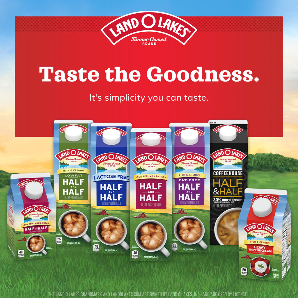 Land O Lakes Mini Moo’s Half And Half Pre-Portioned Creamer Singles, Shelf-Stable, 0.30 fl oz (24 Count)
