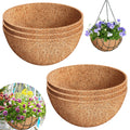 Riare 2 Pack 12 Inch Round Coco Liners Replacement, 100% Natural Coconut Coir Liners for Hanging Baskets, Garden Flower Vegetables Planter Pot, Window Box, Fence, Decks