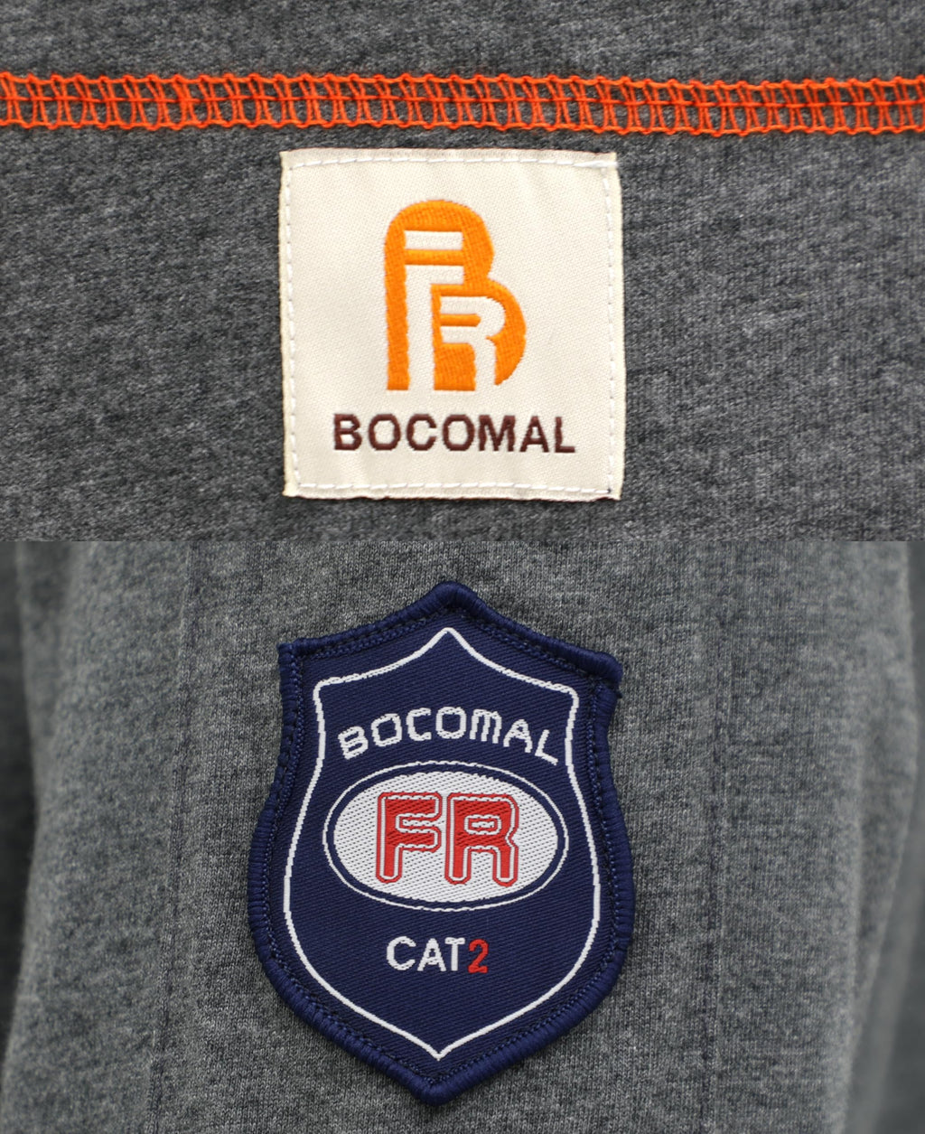 BOCOMAL FR Shirts for Men Lightweight Crew Long Sleeve Flame Resistant/Fire Retardant Shirt…