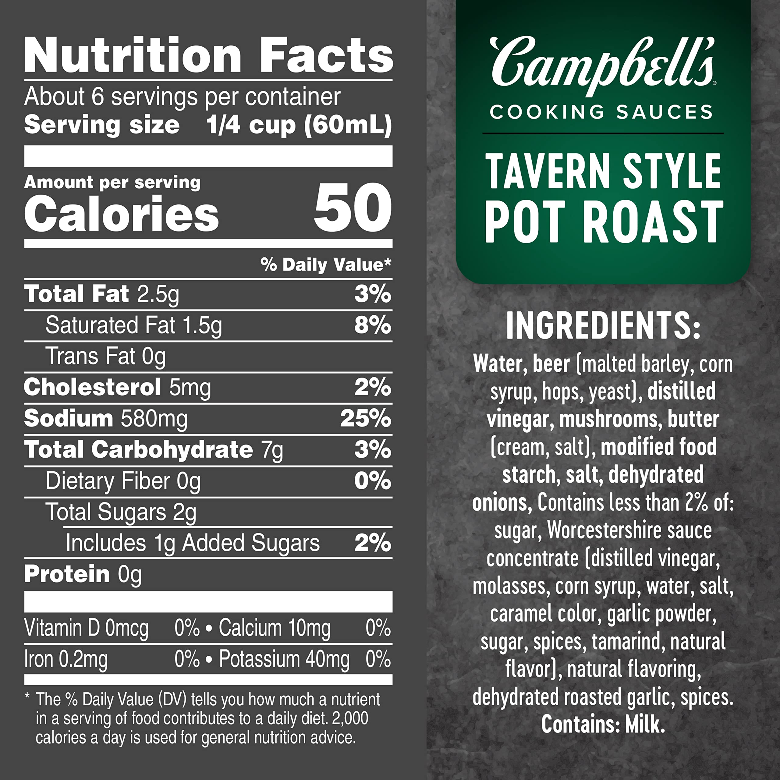 Campbell's Cooking Sauces, Hearty Beef Stew, 12 Oz Pouch