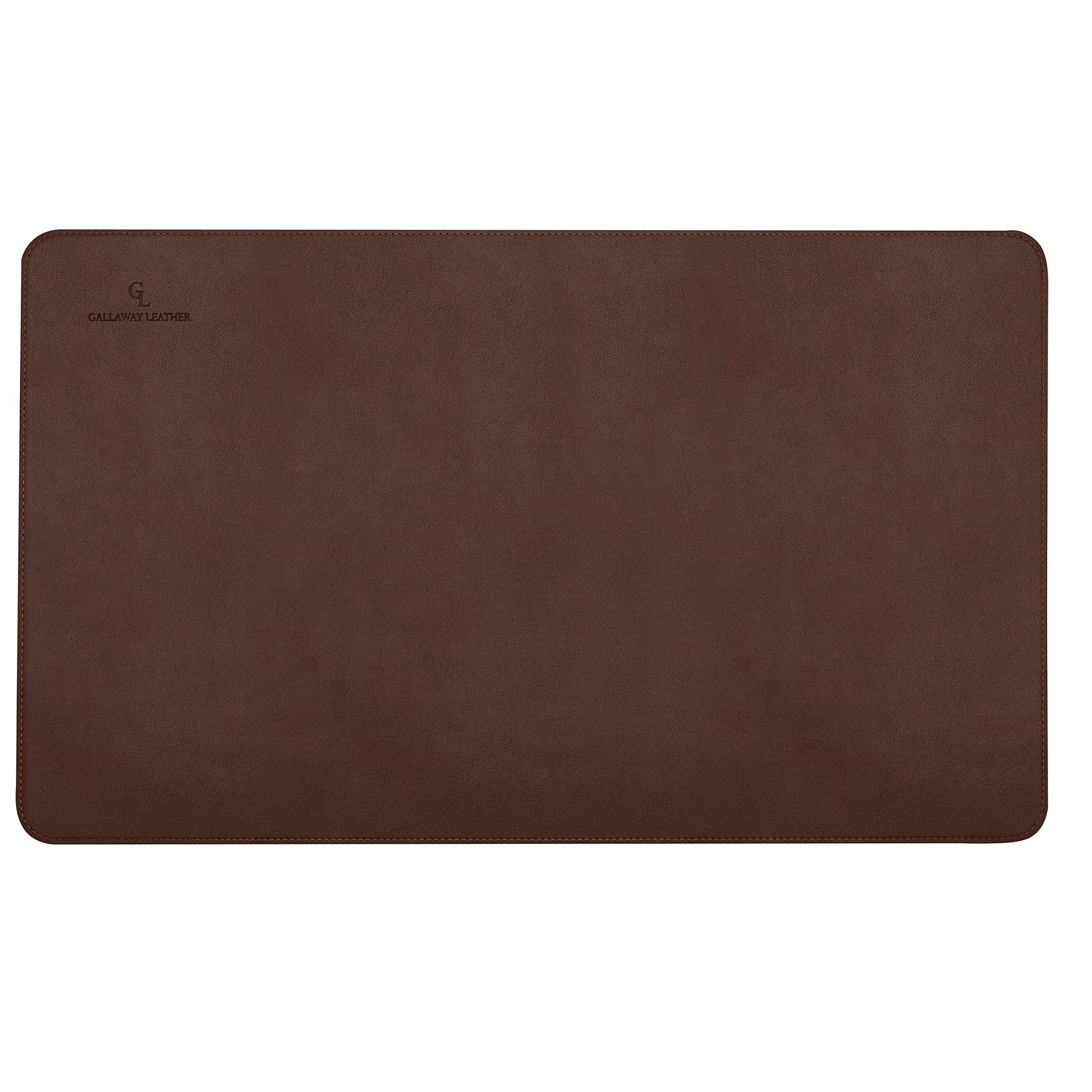 Gallaway Leather Desk Mat,Desk Writing Pad - Office Desk Pad, Medium 24" x 14" Black, Desk Mats on Top of Desks, Gift Ready Elegant Computer Desk Mat Desk Cover Desk Pad Protector PU Leather