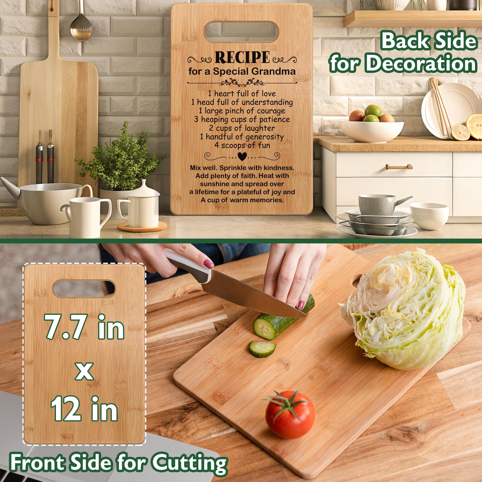 Popular Birthday Gifts for Aunt, Cutting Board Gift for Auntie, Cute Aunt Gifts from Niece Nephew, Auntie Gifts for Mother's Day