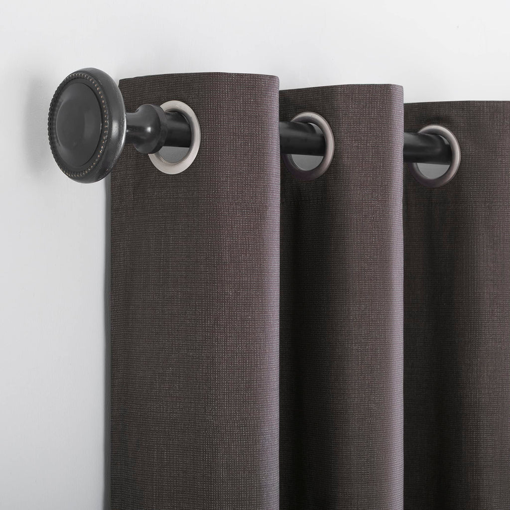 Sun Zero Columbia Thermal Insulated 100% Blackout Grommet Curtain Single Panel, 50" x 63", Cedar Orange