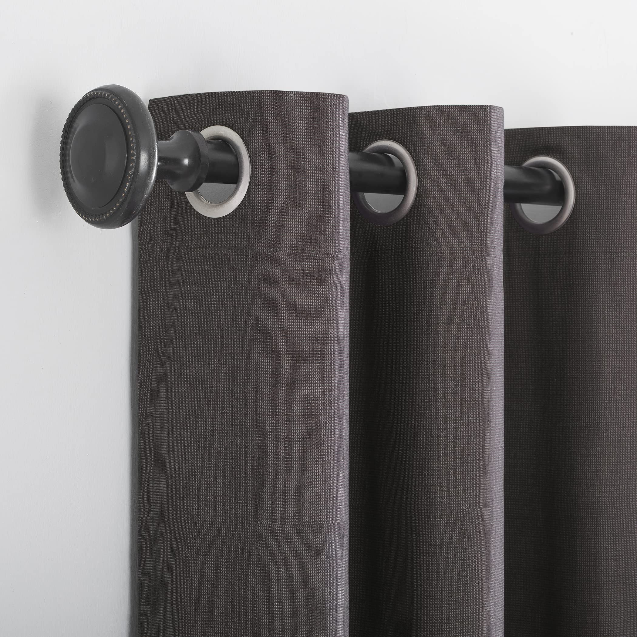 Sun Zero Columbia Thermal Insulated 100% Blackout Grommet Curtain Single Panel, 50" x 63", Cedar Orange