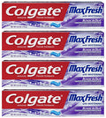 Colgate Max Fresh Toothpaste - KnockOut - With Odor Neutralizing Technology - Net Wt. 6 OZ (170 g) Per Tube - Pack of 4 Tubes | Odor Neutralizing Technology
